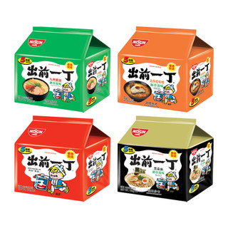 【蝦皮直營】日清 Nissin 出前一丁 經典款速食麵 九州濃湯豬骨/北海道味噌豚骨/麻油/黑蒜油豬骨 5包x袋 泡麵