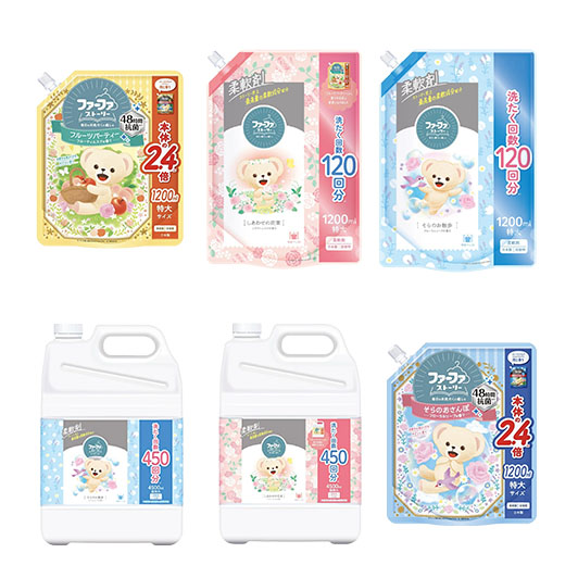 【蝦皮直營】日本 熊寶貝 NS FAFA 繪本系列 酵素柔軟精 補充包