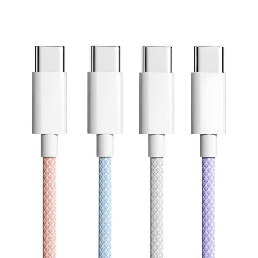 【蝦皮直營】DTAudio聆翔 用不壞 iPhone 15 16 17通用 60W快充編織傳輸線 充電線 Type C