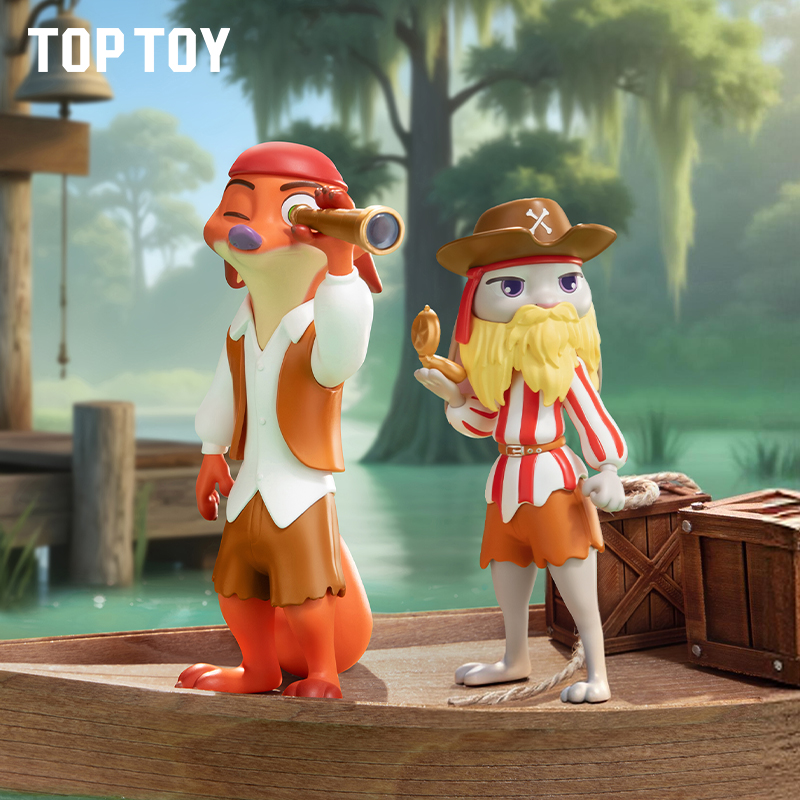  迪士尼《動物方城市》尼克與茱蒂終極變裝系列盲盒 - 創意變裝造型與生動角色表情