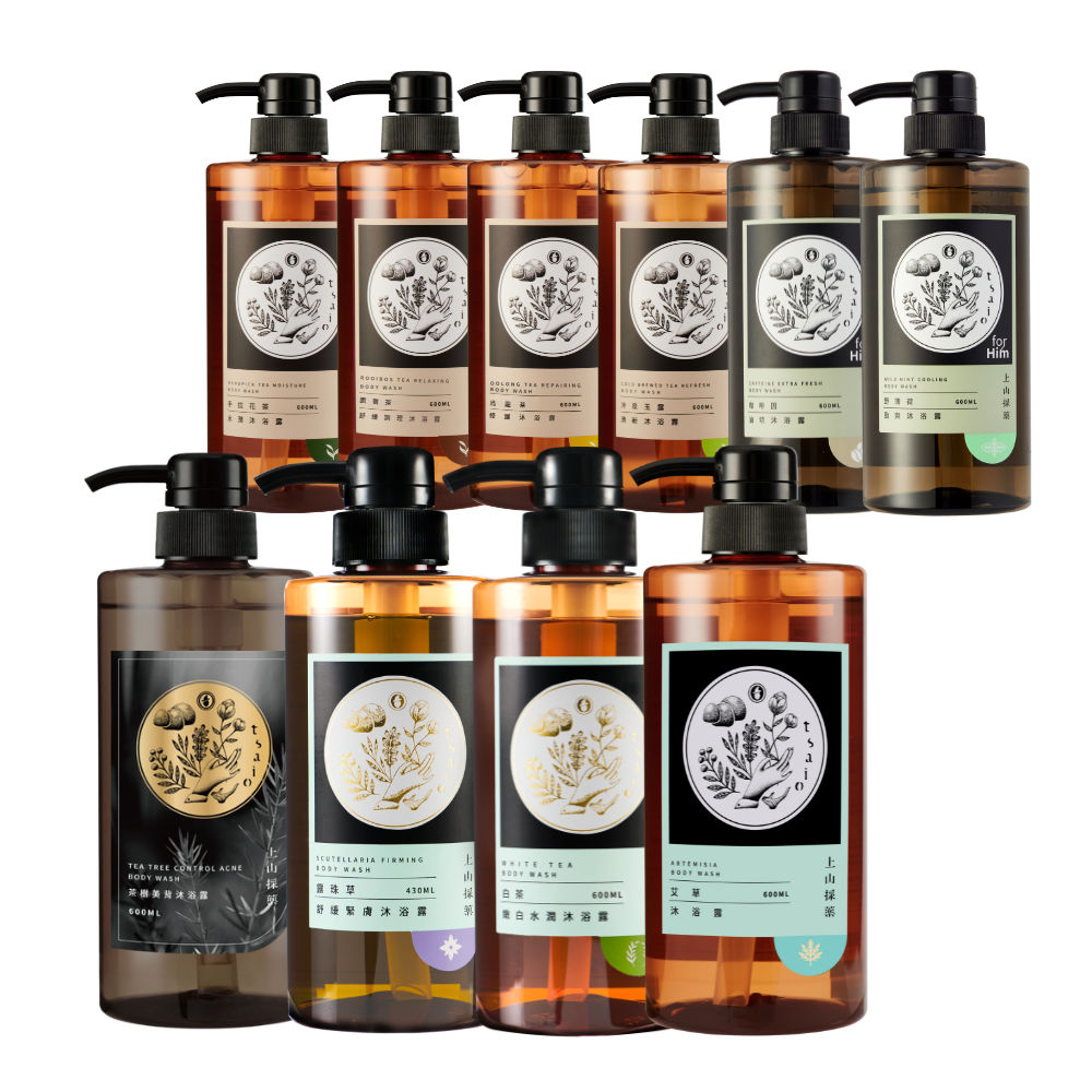 【蝦皮直營】tsaio上山採藥 五星飯店/台灣茶/男性沐浴露 600ml