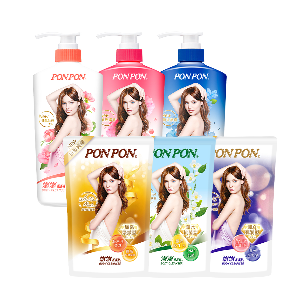 【蝦皮直營】PON PON 澎澎沐浴乳系列-瓶裝 850g/ 補充包700g