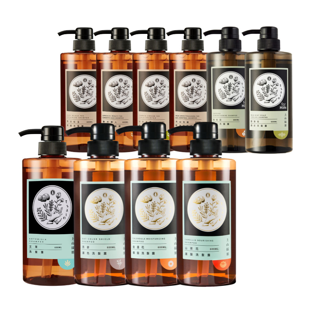 【蝦皮直營】tsaio上山採藥 五星飯店/台灣茶/男性洗髮露 600ml
