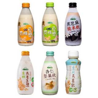 【蝦皮直營】統一生機 飲品系列 有機豆漿/無加糖豆漿/ 燕麥豆漿/黑芝麻糙米飲/杏仁堅果飲/有機燕麥飲