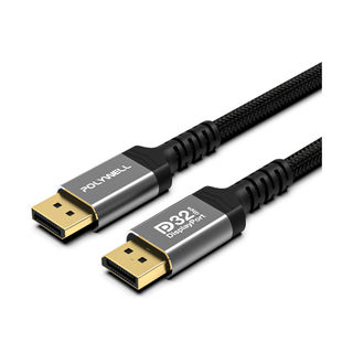 【蝦皮直營】寶利威爾 DP 1.4 8K鋁合金編織線 8K60 4K144 適用高更新率電競螢幕