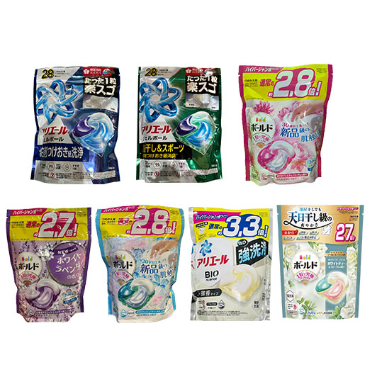 【蝦皮直營】日本 寶僑 P&G 4D 洗衣球 Ariel/Bold 洗衣凝膠球 補充包