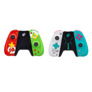 【蝦皮直營】FlashFire Switch Joycon遊戲控制手把 巨集 連發 震動 薩爾達 陀螺儀 附握把架