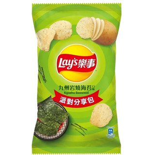【蝦皮直營】樂事 Lay's 洋芋片-巖燒海苔/經典原味/香濃起司 分享包 (119g袋裝) 派對包 餅乾 零食 薯片