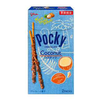 【蝦皮直營】Glico格力高 Pocky 百奇 餅乾棒 椰子風味可可棒 41g/盒 零食 點心 Pocky餅乾棒