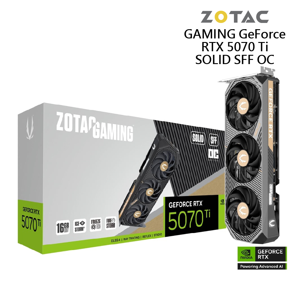 ZOTAC RTX 5070 Ti SOLID SFF OC 顯示卡 廠商直送