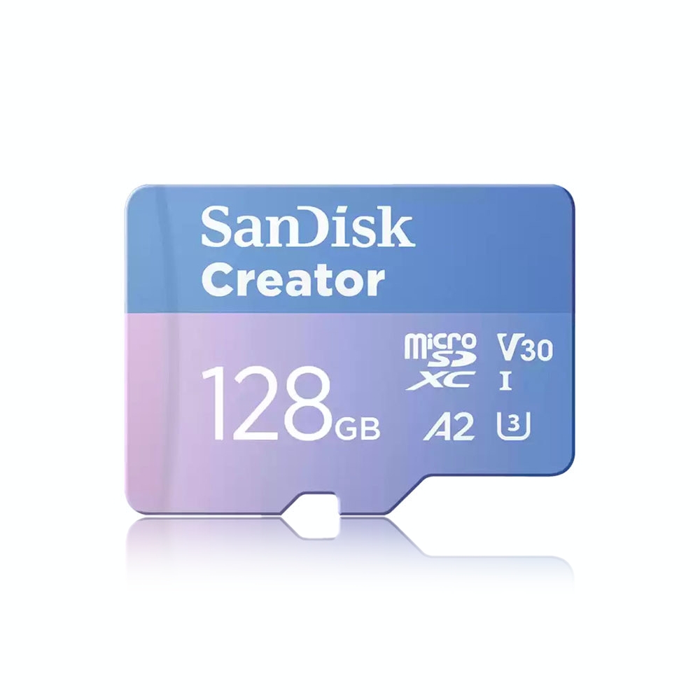 SanDisk Creator 128G microSDXC A2 V30 U3 專業級效能 記憶卡 廠商直送