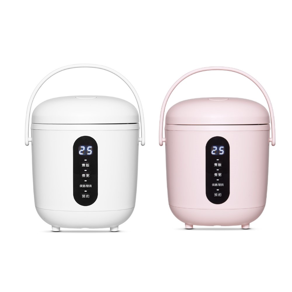 【蝦皮直營】CLAIRE Mini Cooker 3人份電子鍋-北歐白/蜜桃粉 CKS-B030A 露營電鍋