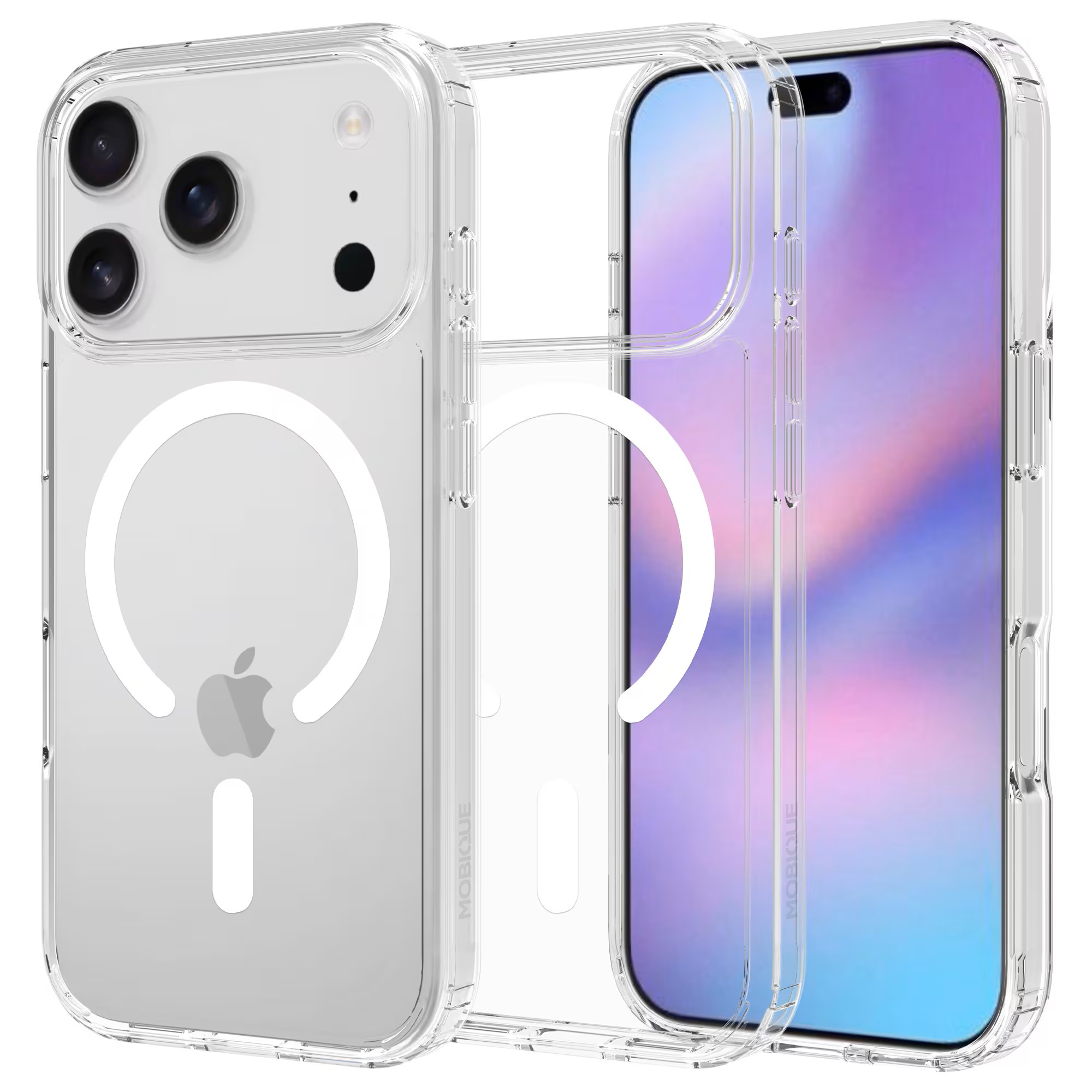 【蝦皮直營】iPhone Magsafe磁吸防摔保護殼 不發黃 玻璃+TPU 蘋果 13/14/15/16/17 手機殼