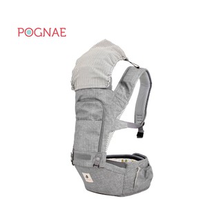 【蝦皮直營】POGNAE 韓國國民背巾 亞洲身型設計 NO.5超輕量嬰兒背巾 360度透氣款 新生兒 護脊護腰