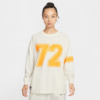 NIKE 長袖上衣 AS W NSW LS TEE OS GCEL 女 米色 IO0481047 廠商直送