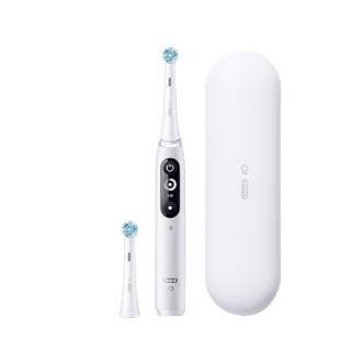 【蝦皮直營】德國百靈 Oral-B iO7 微震科技電動牙刷 白 深層清潔 牙齦護理