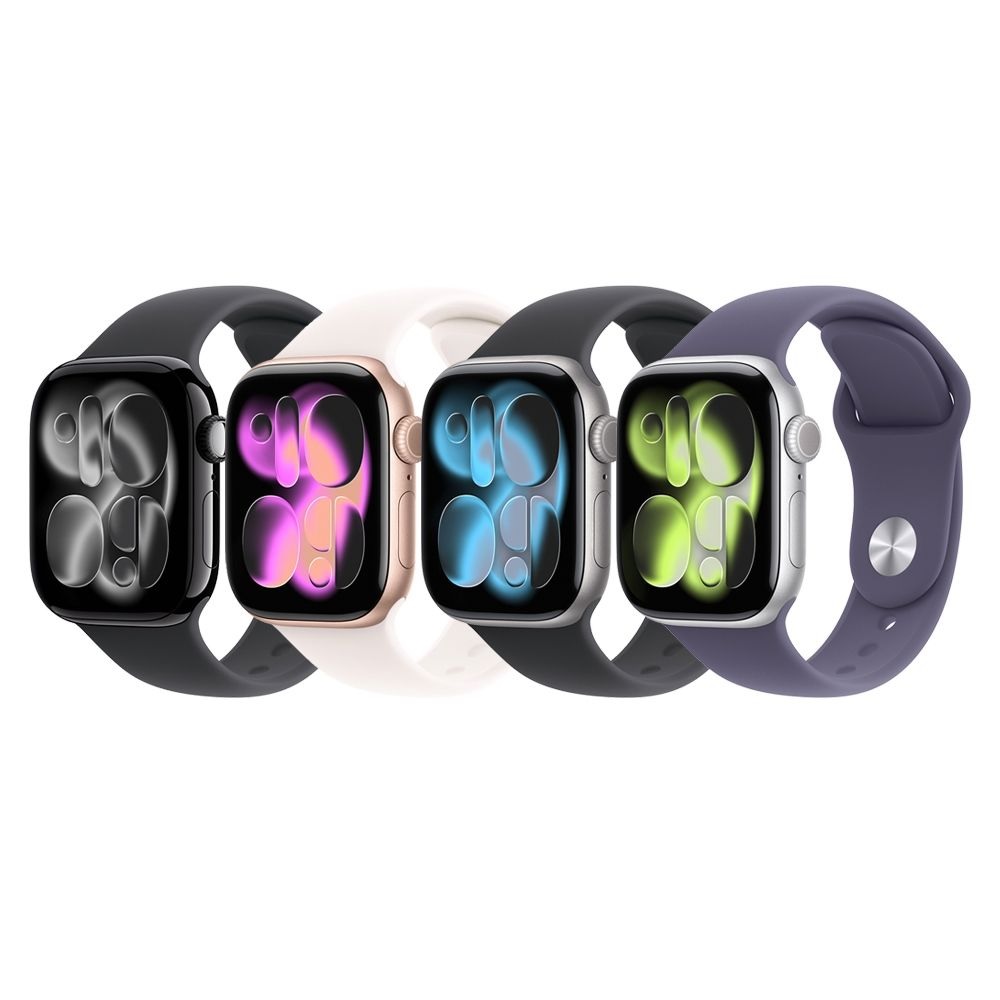 Apple Watch Series 11 GPS 42mm 鋁金屬錶殼/運動錶環 廠商直送