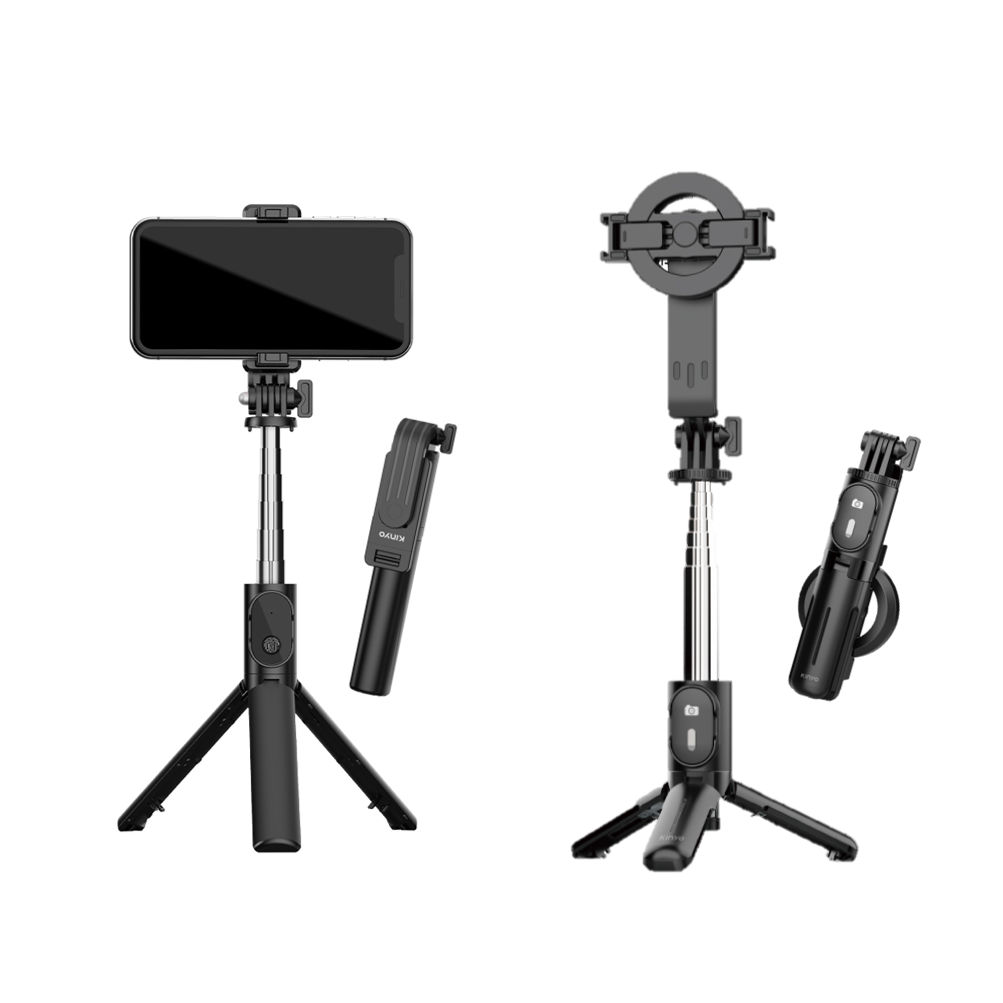 【蝦皮直營】KINYO 輕量折疊三腳架自拍器 磁吸 Magsafe 摺疊 自拍桿 自拍棒 腳架 自拍神器 現貨 原廠供貨