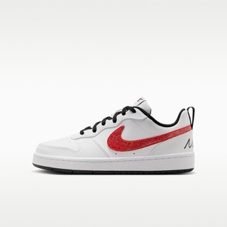 NIKE 休閒鞋 COURT BOROUGH LOW WIN GS 中大童 白色 IR1530100 廠商直送