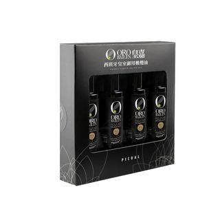 【蝦皮直營】Oro Bailen 皇嘉 特級冷壓初榨橄欖油Picual 25ml 4入禮盒 生飲 橄欖油
