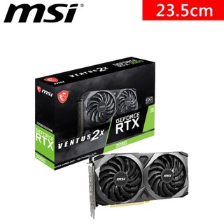 【蝦皮直營】微星 RTX 3060 VENTUS 2X 12G OC 1807MHz/雙風扇 顯示卡 廠商直送