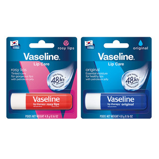 【蝦皮直營】Vaseline凡士林 滋潤護唇膏4.8g 兩款任選(玫瑰潤色/經典滋潤) 蘆薈舒緩