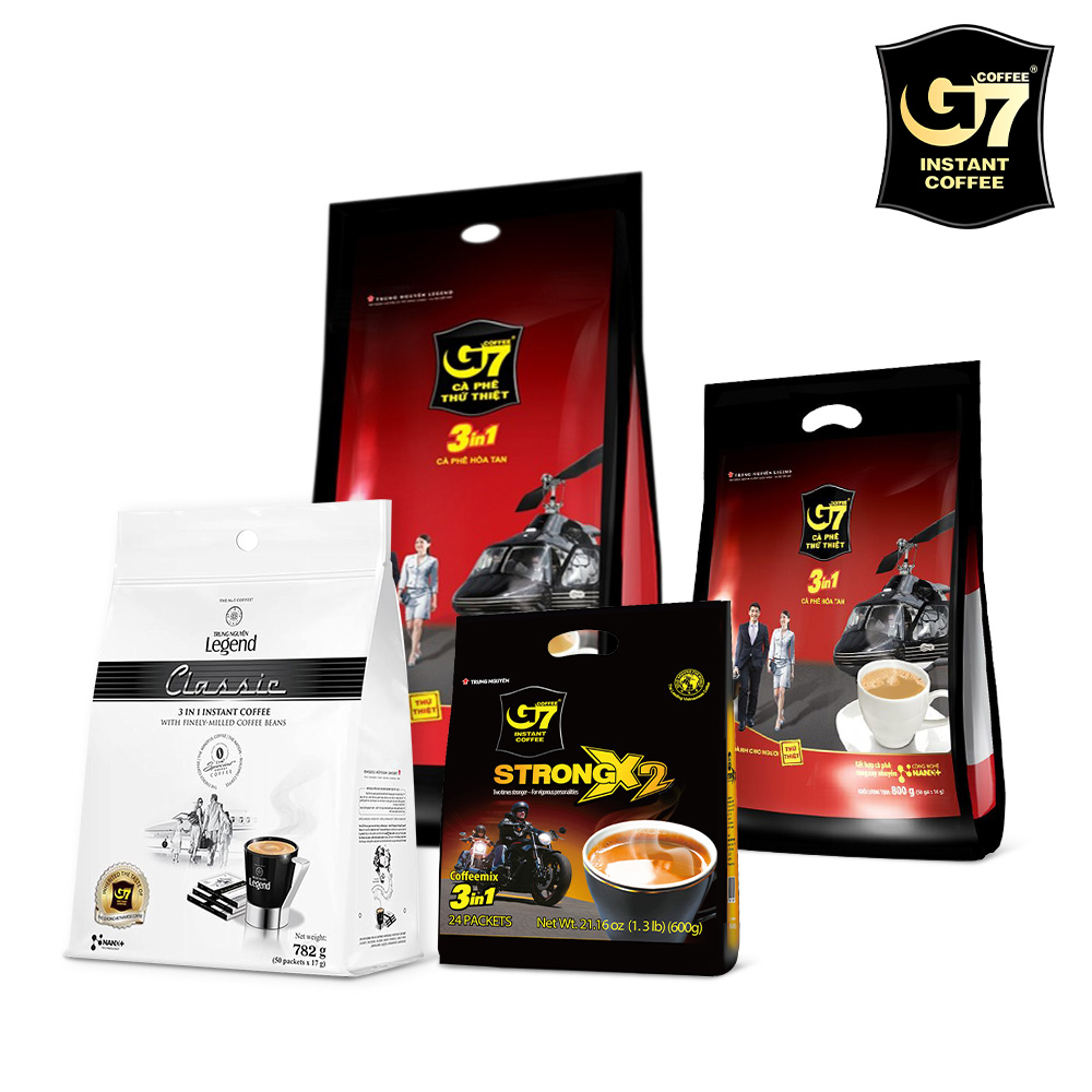 【蝦皮直營】G7 經典、傳奇、濃醇 三合一即溶咖啡系列16g-24g 袋裝