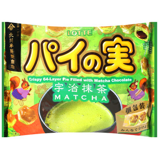 【蝦皮直營】LOTTE樂天 宇治抹茶風味派 (分享包) 120.4g 日本 點心 零食 餅乾 巧克力 進口零食 日本零食