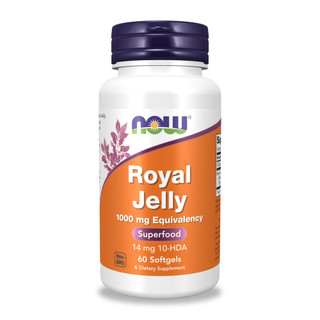 【蝦皮直營】NOW蜂王乳濃縮膠囊 60顆 保健 美國