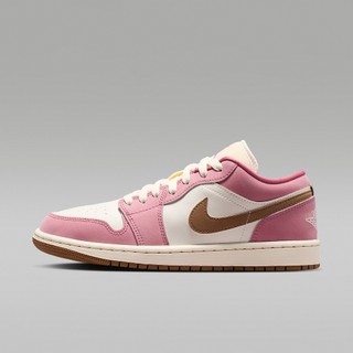 NIKE 籃球鞋 WMNS AIR JORDAN 1 LOW 女 白粉色 DC0774609 廠商直送