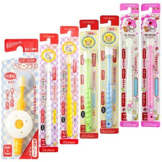 【蝦皮直營】日本 STB 蒲公英 360度 嬰兒牙刷 兒童牙刷 360度牙刷 纖柔刷毛牙刷 防吞 檔板