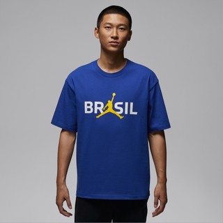 NIKE 短袖上衣 AS M J 85 SS LOGO CREW P6 男 藍色 IF3911417 廠商直送