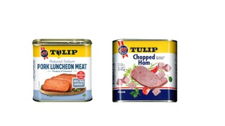 【蝦皮直營】Tulip午餐肉340g (火腿餐肉/淡鹽火腿餐肉) 豬肉 肉罐頭 罐頭 部隊鍋