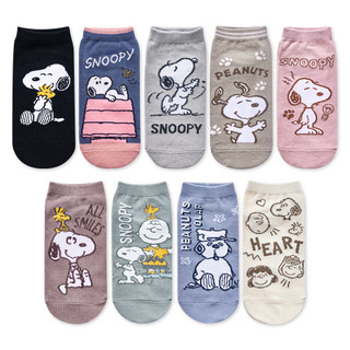 【蝦皮直營】ONEDER 史奴比 SNOOPY系列短襪 歐拉夫 查理布朗 兒童 成人短襪 糊塗塌客 直版襪 親子襪
