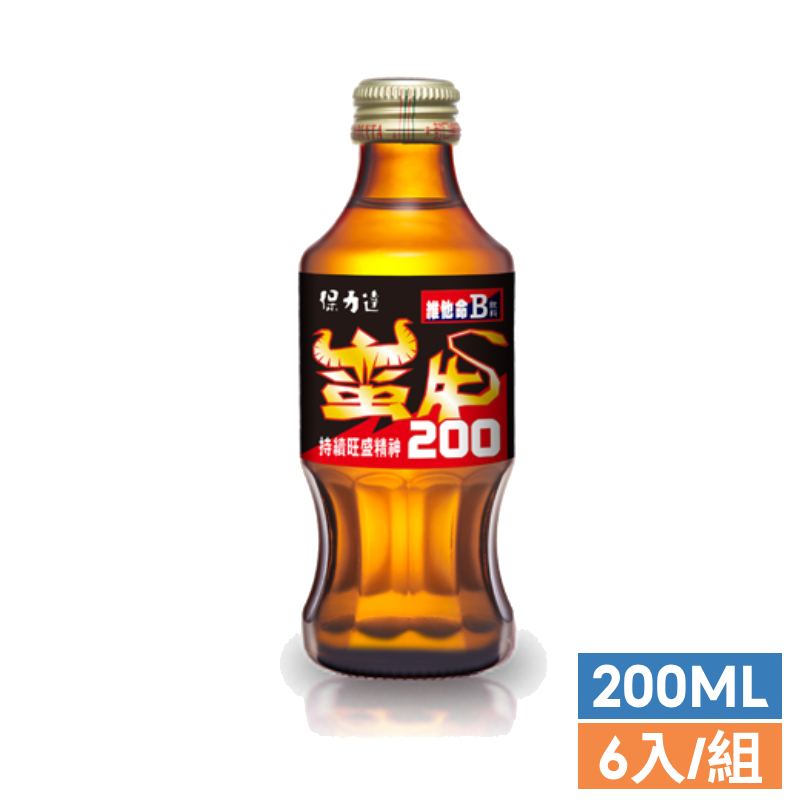 【蝦皮直營】蠻牛維他命B飲料 200ml(6入/組)