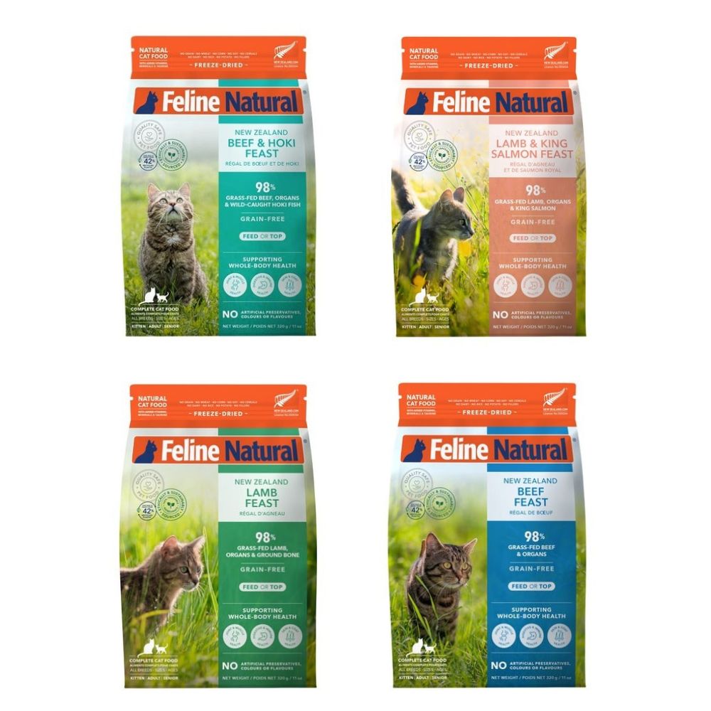 【蝦皮直營】K9 Natural 貓咪凍乾鮮肉餐 320g/包 多口味任選 貓飼料 凍乾
