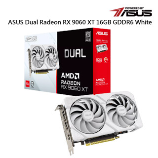 華碩 Dual RX 9060 XT 16GB GDDR6 White Edition 顯示卡 廠商直送