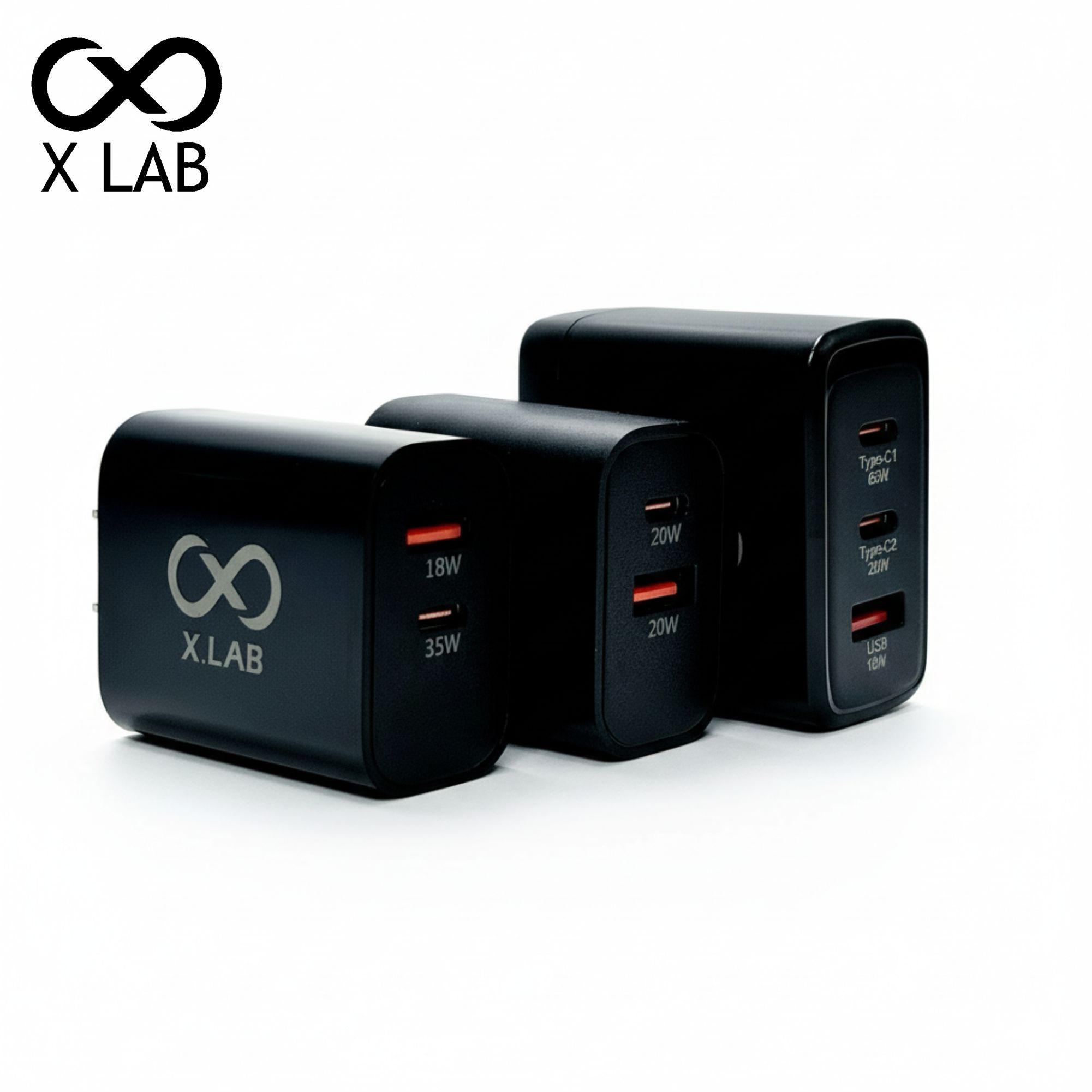 【蝦皮直營】X.LAB 多孔氮化鎵充電器 25W/40W/65W 蘋果/安卓 Type C PD 快充 充電頭 快充頭