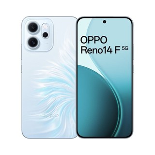 【蝦皮直營】OPPO Reno14 F 5G (8G/256G) 絢彩藍 保固12個月 A級福利品 原廠盒裝