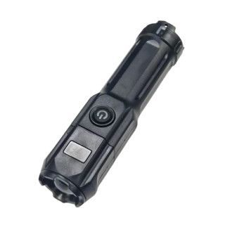 【蝦皮直營】USB充電迷你手電筒 高清亮 LED 小型 手電筒 露營 宿舍 家用 強光迷你 隨身照明 S112