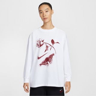 NIKE 長袖上衣 AS W NSW LS TEE VDAY OS 女 白色 IH7696100 廠商直送
