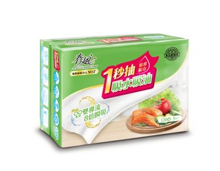 【蝦皮直營】春風抽取式廚房紙巾 120抽x3包/串 一秒抽 吸油去污 居家廚房清潔