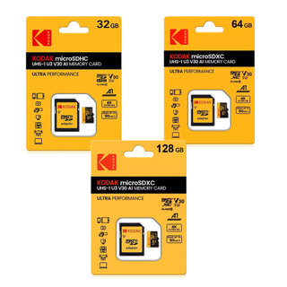 【蝦皮直營】Kodak 柯達 Micro(UHS-I U3/V30/A1) 記憶卡-黑色 記憶卡 高速