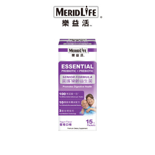 【蝦皮直營】MeridLife 樂益活 菌護樂齡益生菌-優格口味 30g (2gx15包) 菌護益生菌