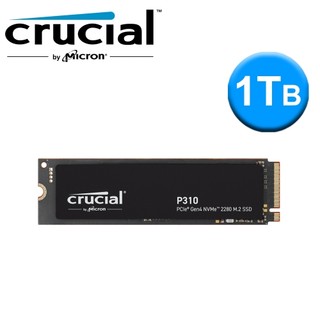 【蝦皮直營】美光 P310 1TB PCIe 4.0 SSD 讀:7100M/寫:6000M 五年保 固態硬碟 廠商直送