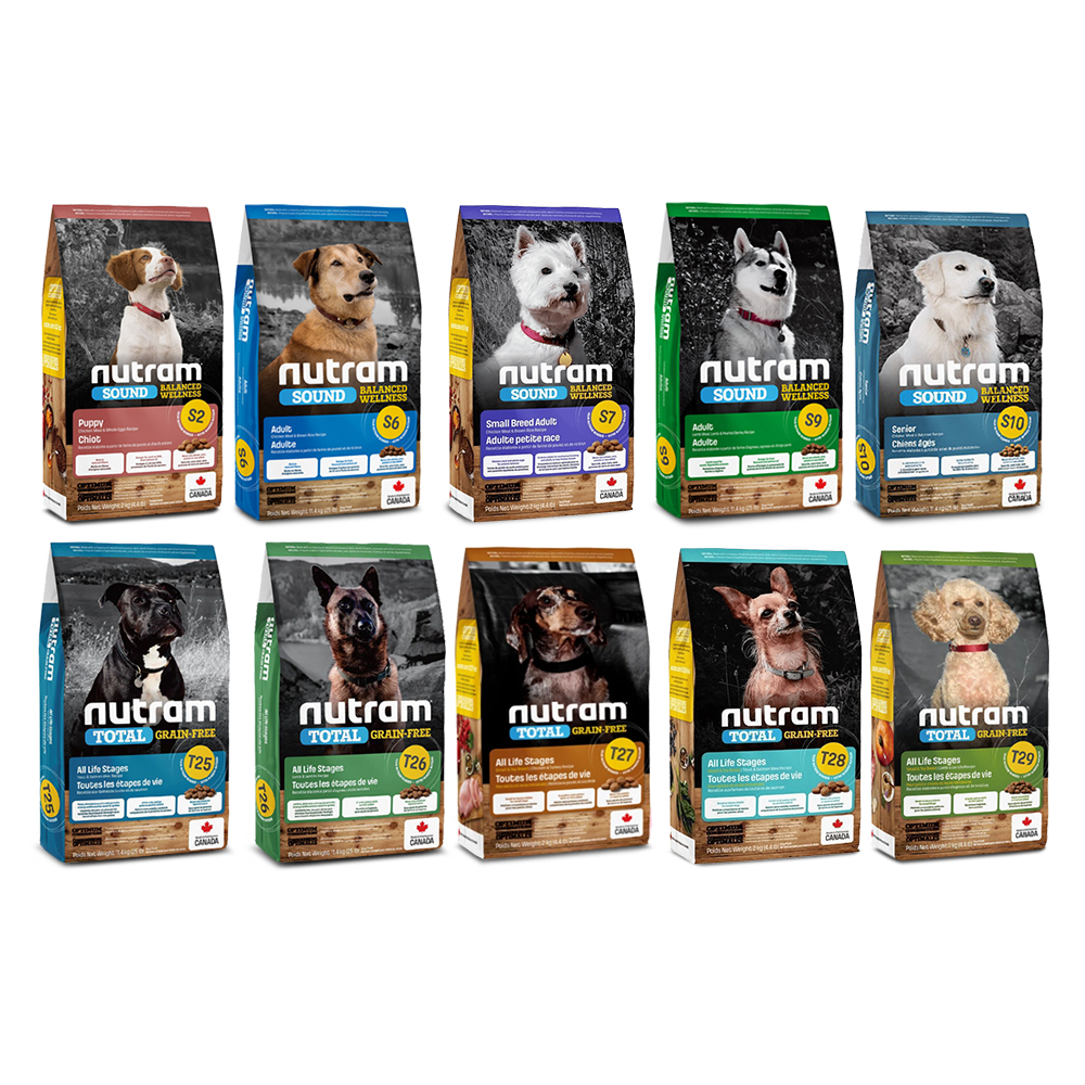 【蝦皮直營】nutram 紐頓 狗飼料 全系列 成犬/幼犬/老犬 犬糧 2KG
