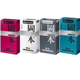 【蝦皮直營】Okamoto岡本Skinless 蝶薄/混合潤薄/輕薄貼身/潮感潤滑 任選 保險套10入/盒 衛生套