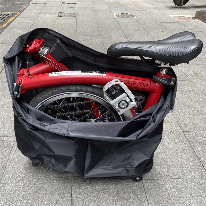 Brompton 自行車防塵罩儲物袋的裝載袋隱藏式成框架配件