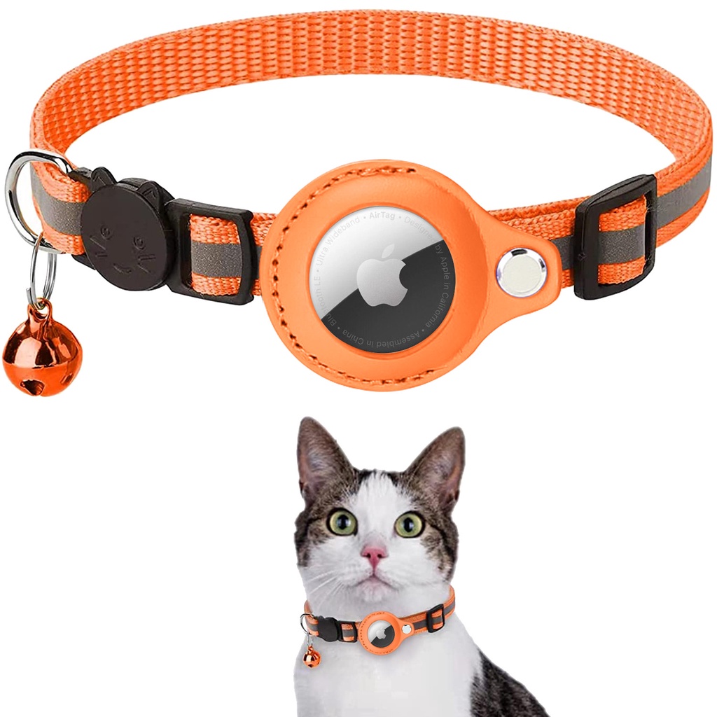 Airtag追蹤器保護套 寵物追蹤器保護殼 GPS貓項圈貓咪狗狗防走失寵物矽膠定位項圈