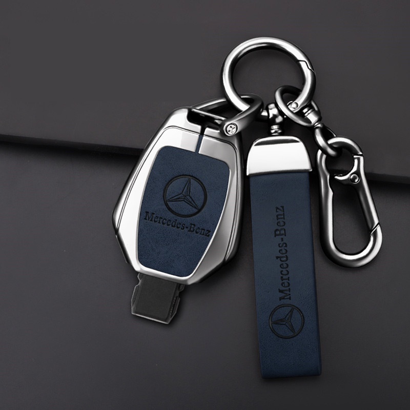[現貨]Benz賓士車鑰匙保護套適用W203 W204 W211 CLK C180 E200 AMG C E S優質合金